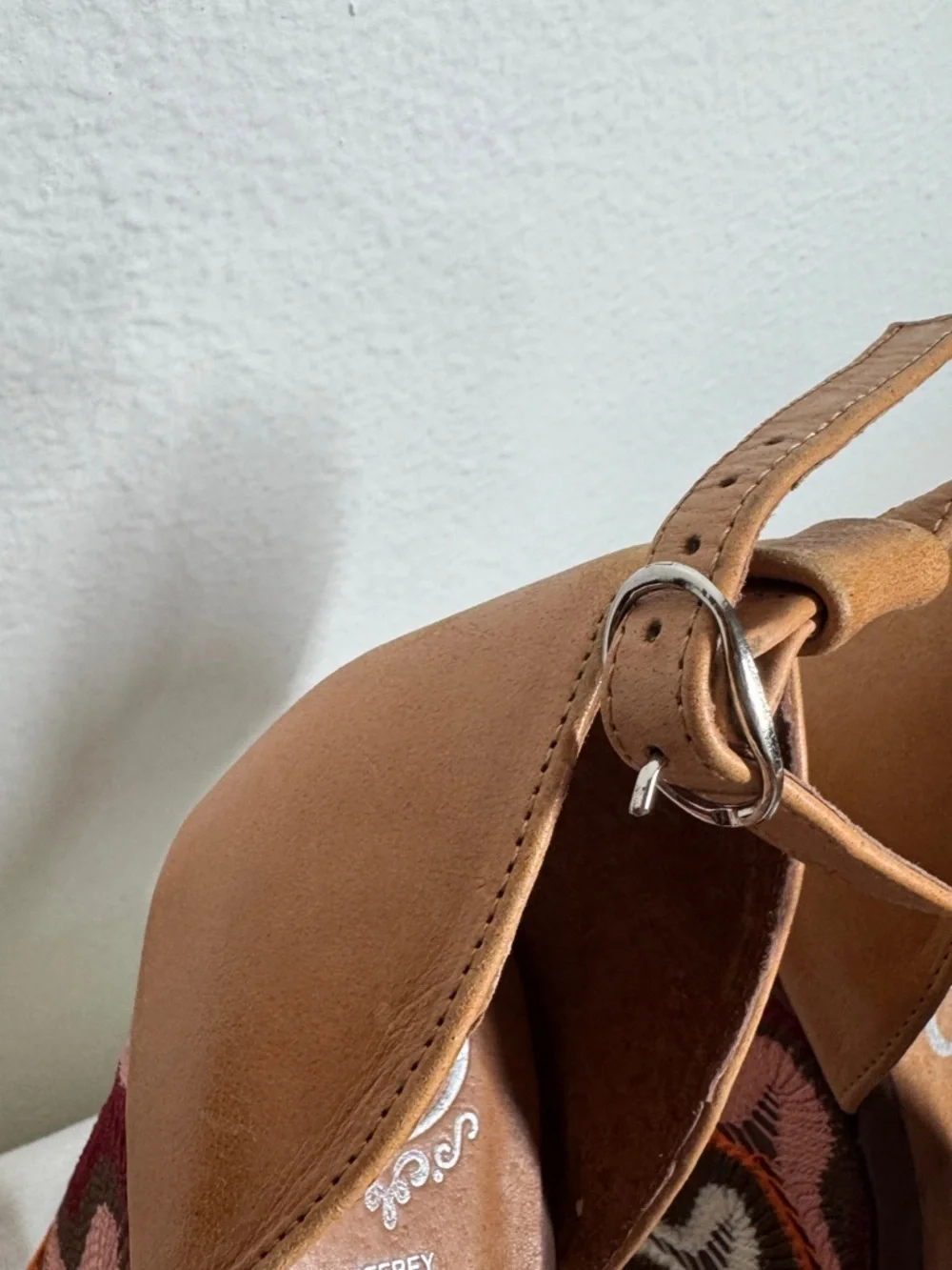 Jeffrey Campbell Bradshaw Ibiza Tan Brown Ankle Strap Wedge Open Toe Sandals 7.5 - Picture 11 of 16